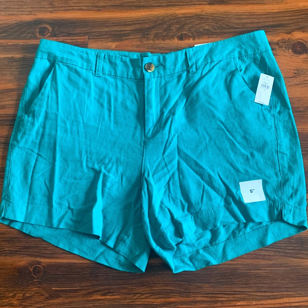NWT Teal Shorts - Old Navy